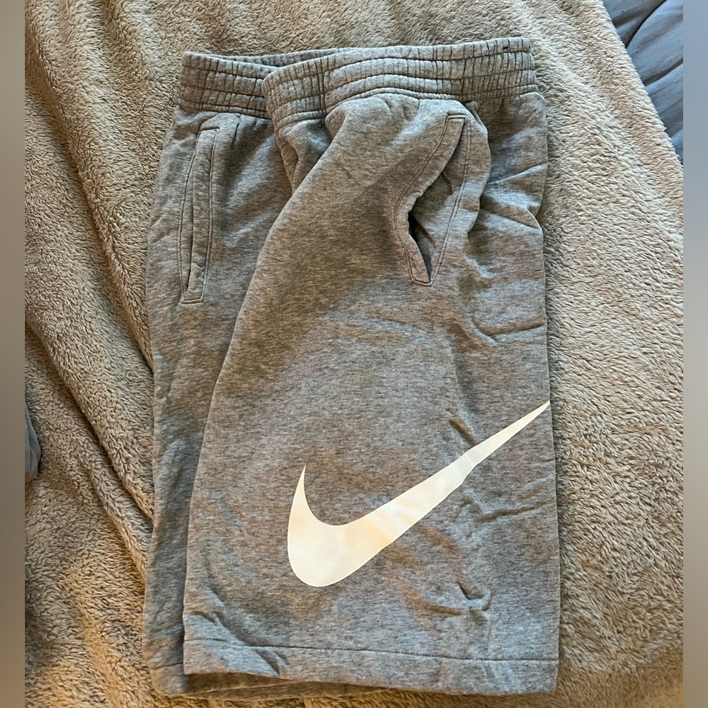 Grey, Nike Sweat Shorts.